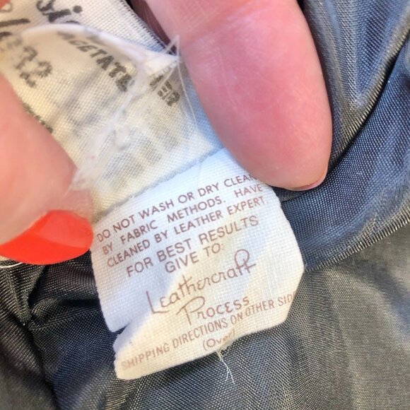 Gino di Giorgio Jacket Womens M Black Genuine Leather Short Pockets - Picture 13 of 13